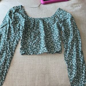 Hollister Green blouse